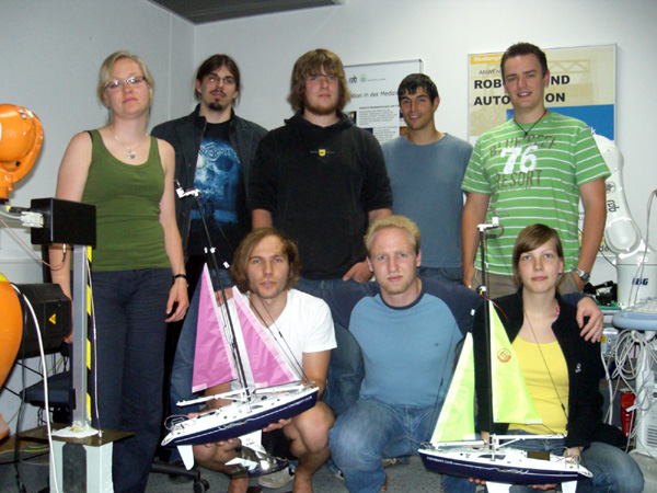 Team RobSail Team mit den alten Booten